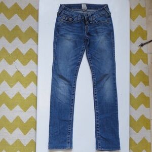 True Religion Medium Wash Jeans, Size 25 🔴CLEARANCE🔴